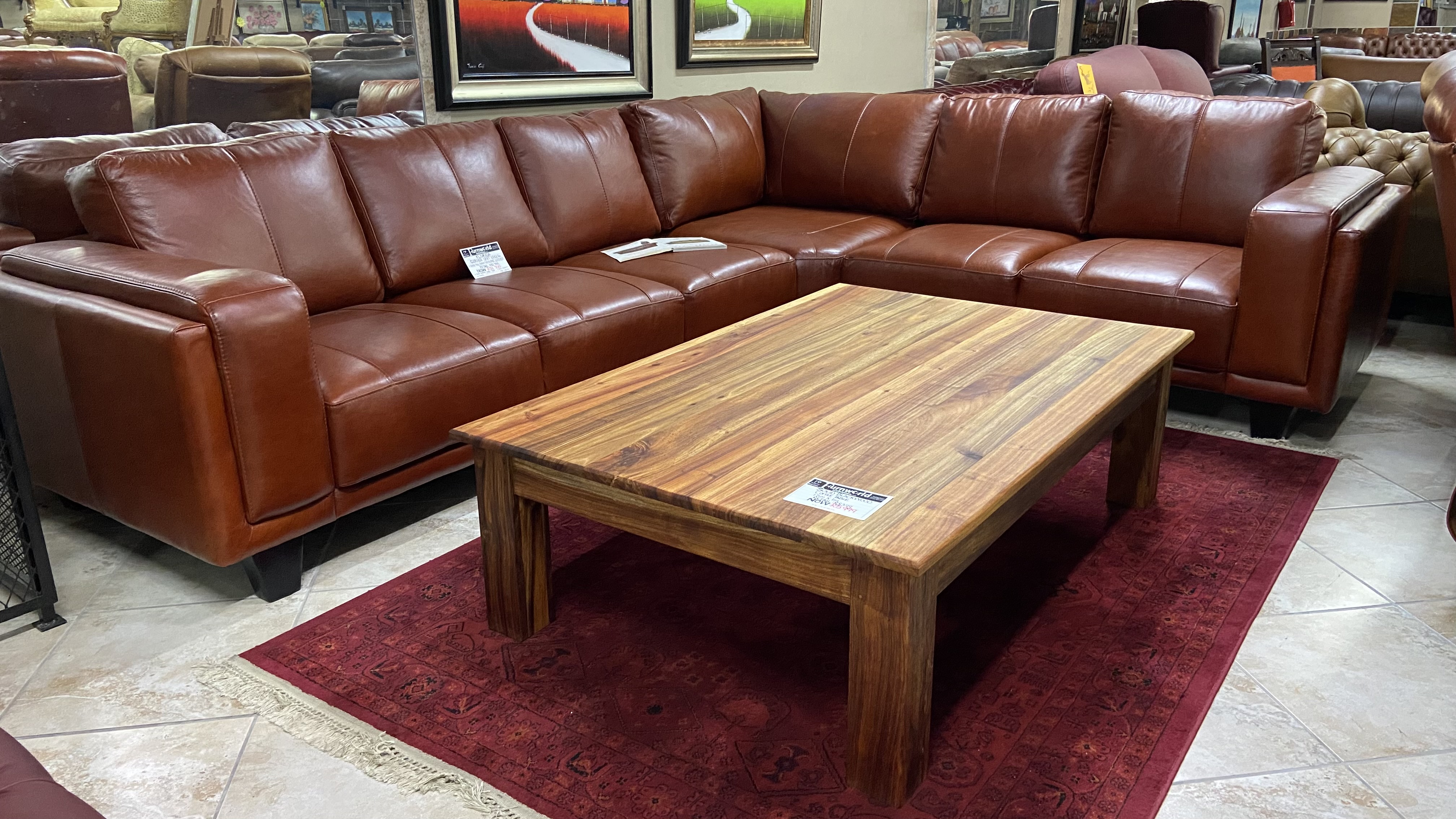 SOLID BLACKWOOD COFFEE TABLE